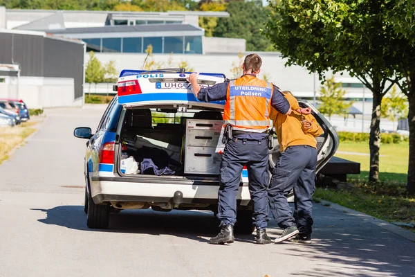 Polizeiausbildung Stockfoto