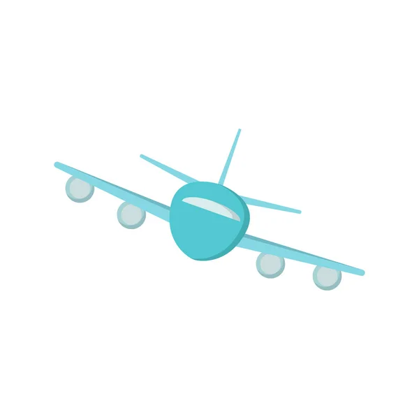 Avión Ilustraciones Vectoriales Tendencia Digital Diseño Moderno Logotipo Icono Azul — Vector de stock