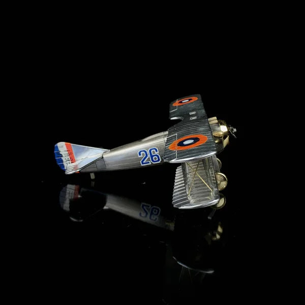 Figurine Retro Airplane Antique Airplane Figurine — Stock Photo, Image