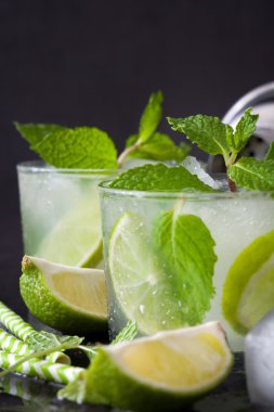 Kireç ve kayrak nane taze Mojito