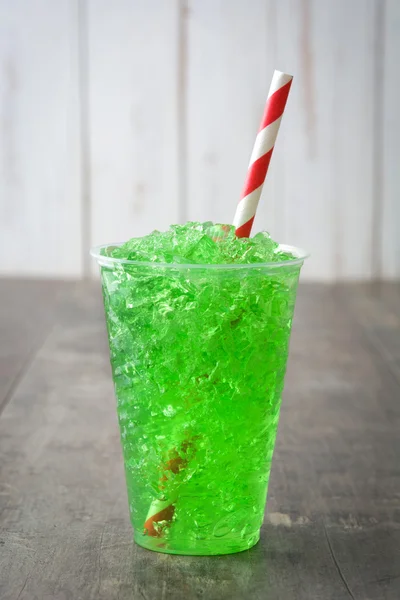 Kiwi granita su legno rustico — Foto Stock