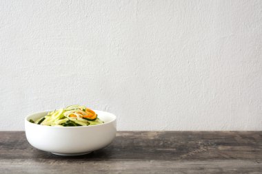 Havuç ve kabak erişte ahşap tablo