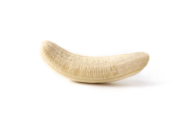 Спелый Банан Белом Фоне — стоковое фото