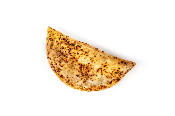 Traditionelle Chilenische Empanadas Isoliert Auf Weißem Hintergrund Ansicht Von Oben — Stockfoto