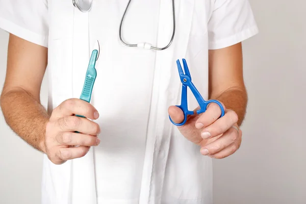 Doctor with stethoscope — Stock Photo, Image