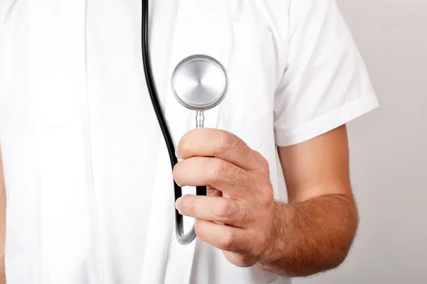 Doctor with stethoscope — Stock Photo, Image