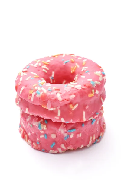 Розовые пончики — стоковое фото