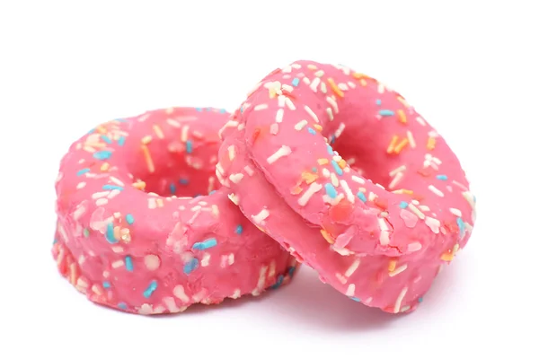 Rosa Donuts — Stockfoto