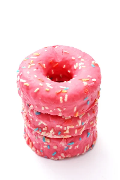 Rosa Donuts — Stockfoto