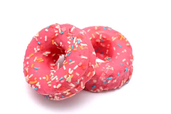 Rosa Donuts — Stockfoto