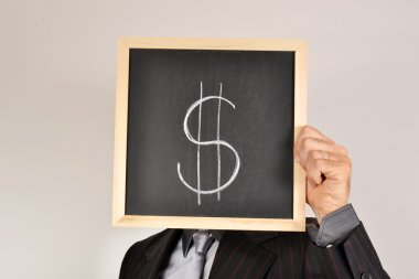 işadamı Doları blackboard ile