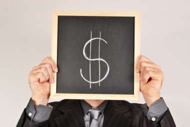 işadamı Doları blackboard ile