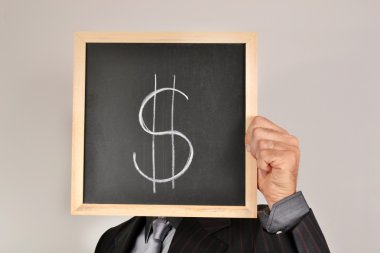 işadamı Doları blackboard ile