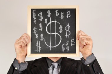 işadamı Doları blackboard ile