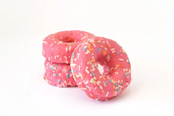 Rosa Donuts — Stockfoto