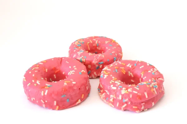 Рожевий пончики — стокове фото