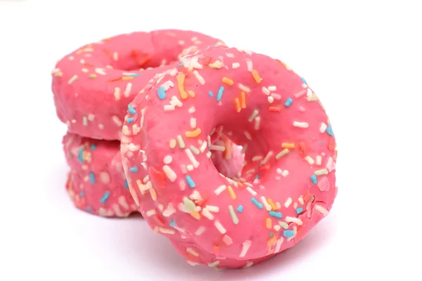 Rosa Donuts — Stockfoto