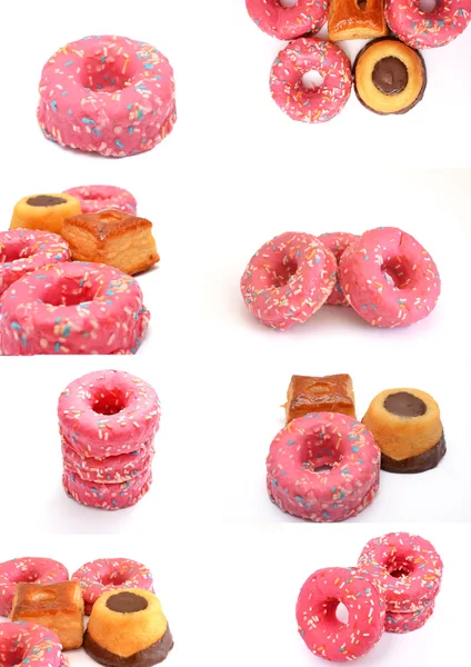 Collage av sötsaker — Stockfoto