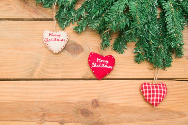 Christmas hearts — Stock Photo, Image