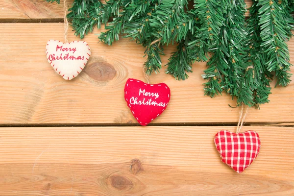 Christmas hearts — Stock Photo, Image