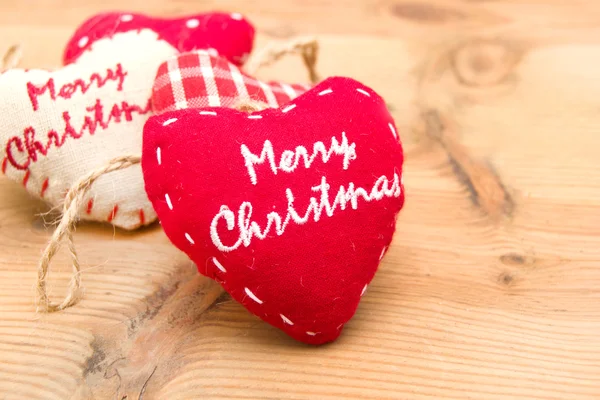 Christmas hearts — Stock Photo, Image