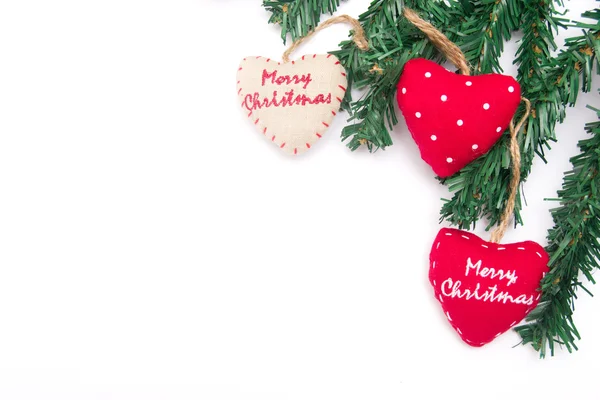 Christmas hearts — Stock Photo, Image