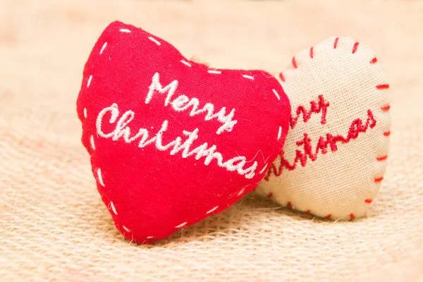 Christmas hearts — Stock Photo, Image