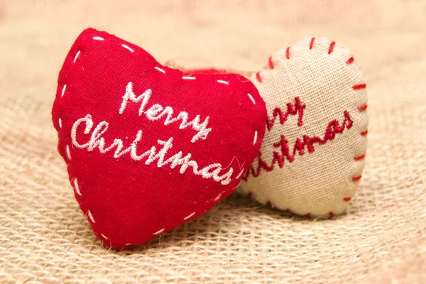 Christmas hearts — Stock Photo, Image