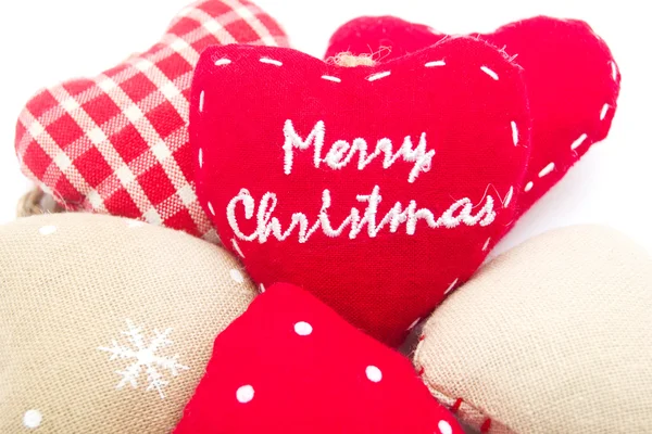 Christmas hearts — Stock Photo, Image