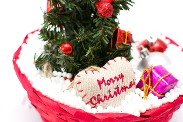Christmas Tree and Christmas decorations — Stock Photo, Image