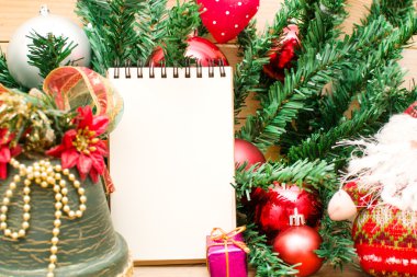 Noel nesne ve dizüstü