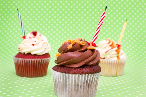 Cupcake de cumpleaños — Foto de Stock