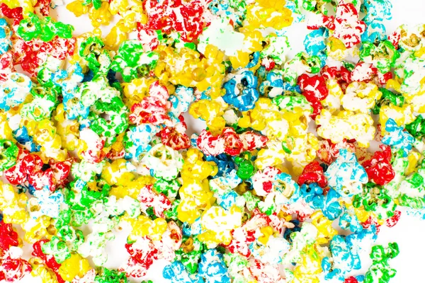 Colored popcorn — Stock Photo, Image