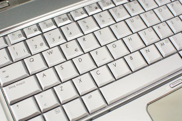 Laptop and coffee — Stock Photo, Image