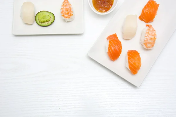 Sushi och wasabi — Stockfoto