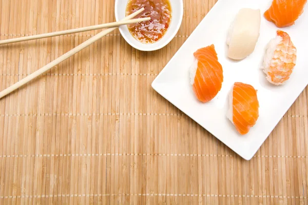 Sushi and wasabi — Stock Photo, Image