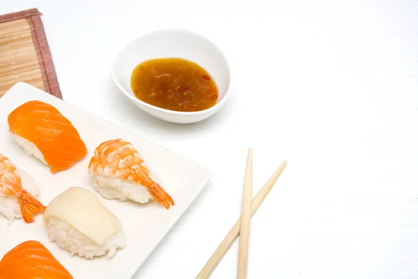 Sushi e wasabi — Foto Stock