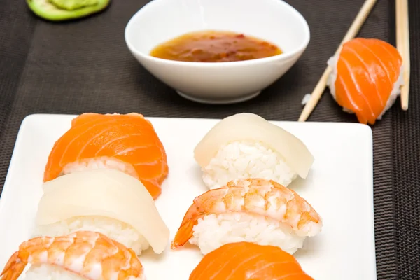 Sushi and wasabi — Stock Photo, Image