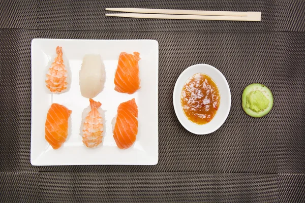 寿司とわさび — ストック写真