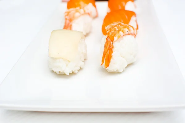 Sushi och wasabi — Stockfoto