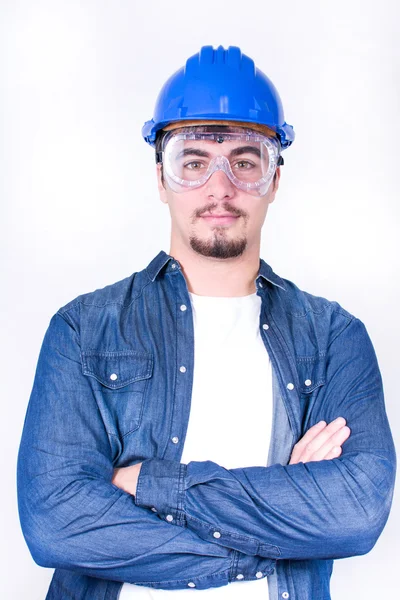 Trabajador con los brazos cruzados — Foto de Stock