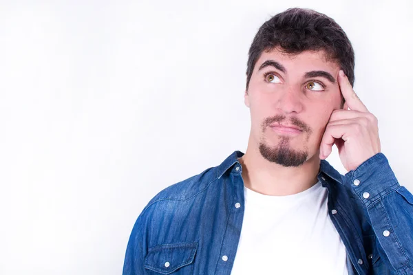 Handsome man thinking — Stock Photo, Image