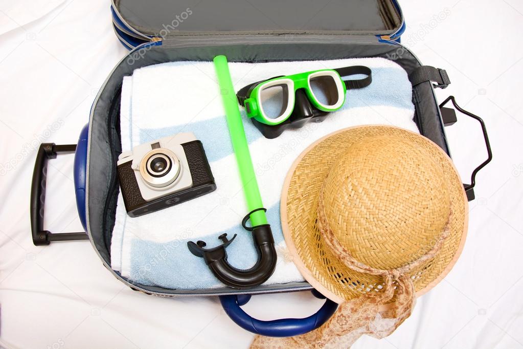 Packing a suitcase for summer