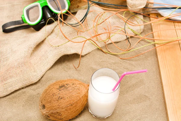 Coconut on summer — Stock Photo, Image