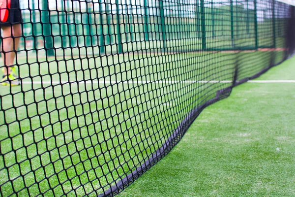 Man playing paddle tennis — Stock Photo, Image