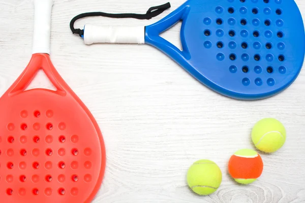 Racchette da paddle tennis — Foto Stock