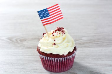 Mutfakta cupcakes hazırlama