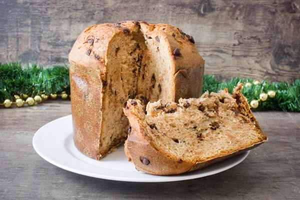 Panettone al cioccolato — Foto Stock