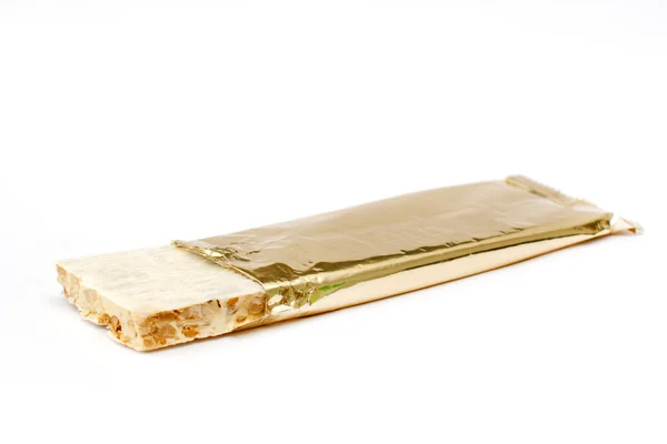 Spanish turron isolated — Stock Photo, Image