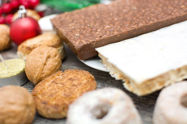 Turrón y otros dulces de Navidad —  Fotos de Stock